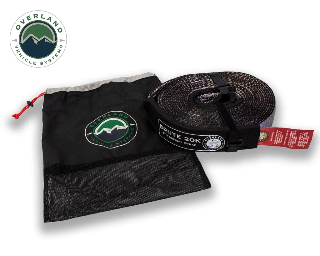 19-5969 – OVERLAND VCL Vehicle Recovery Kit, With (2) 30,000 Pound Tow Straps/ Aluminum Receiver Mount Recovery and 5...